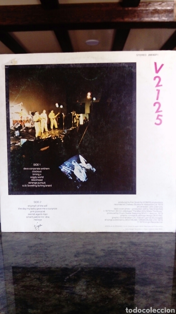 Discos de vinilo: Devo - Duty New For The Future - 1979 - Spain - New Wave, Electr&oacute;nic Rock - Foto 2