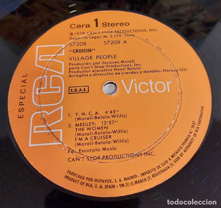 Discos de vinilo: village people - cruisin - Foto 3