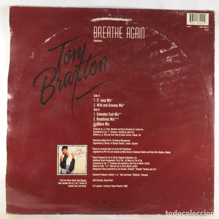 Discos de vinilo: Toni Braxton &ndash; Breathe Again - Vinyl, 12&rdquo; - UK - Foto 2