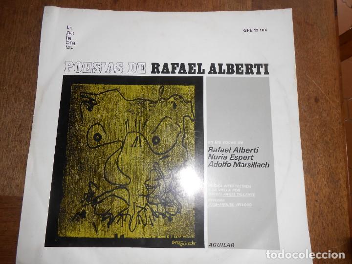 Discos de vinilo: POESIAS DE RAFAEL ALBERTI - Foto 1