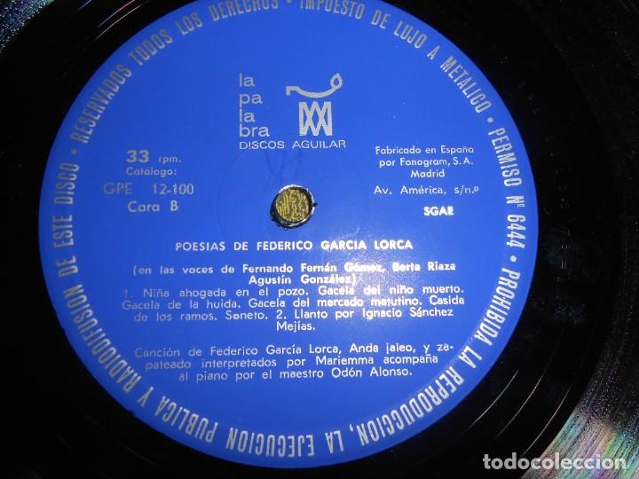Discos de vinilo: POESIAS DE RAFAEL ALBERTI - Foto 4