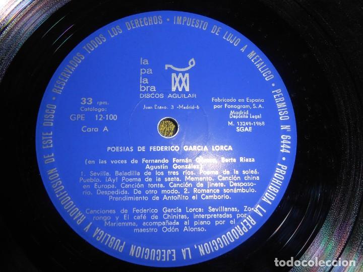 Discos de vinilo: POESIAS DE RAFAEL ALBERTI - Foto 5