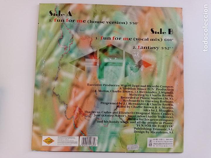 Discos de vinilo: Sharon-fun for me.maxi - Foto 2