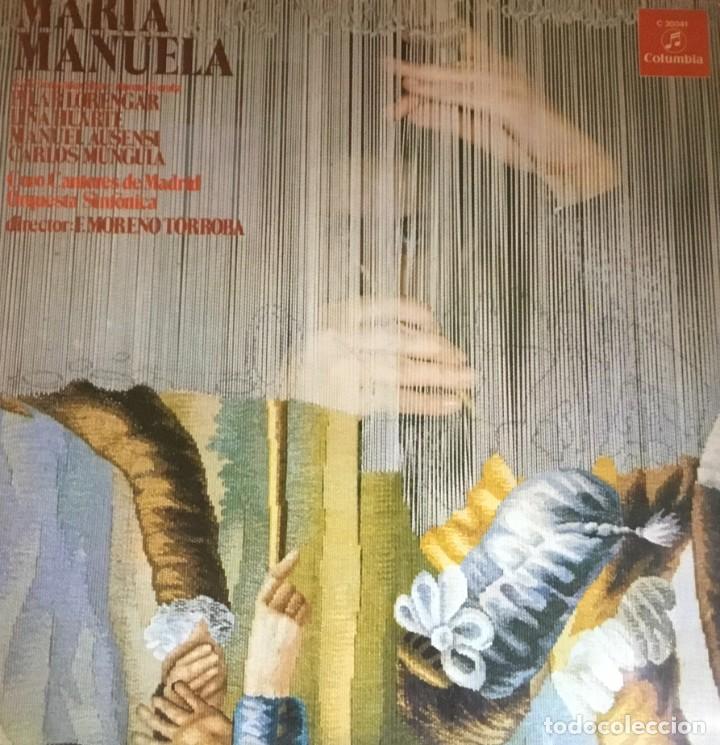 Discos de vinilo: MARIA MANUELA - PILAR LORENGAR - Foto 1