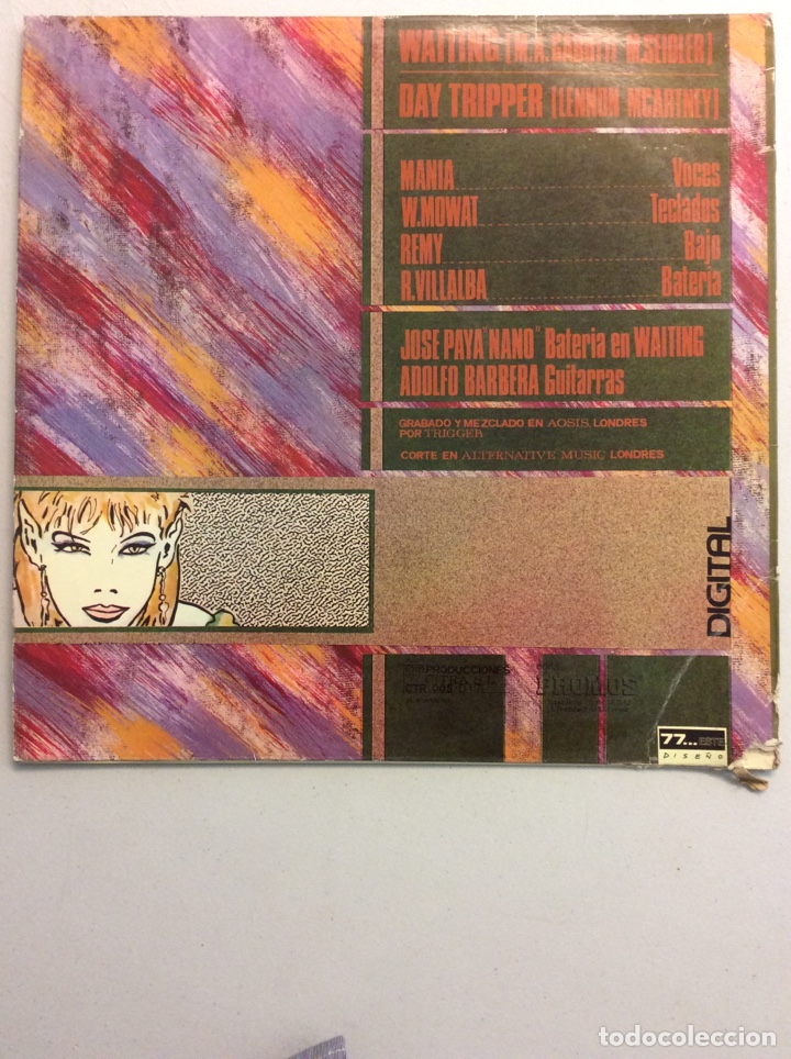 Discos de vinilo: Mania. Waiting. - Foto 2