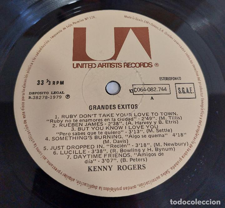 Discos de vinilo: kenny rogers - grandes exitos - Foto 3