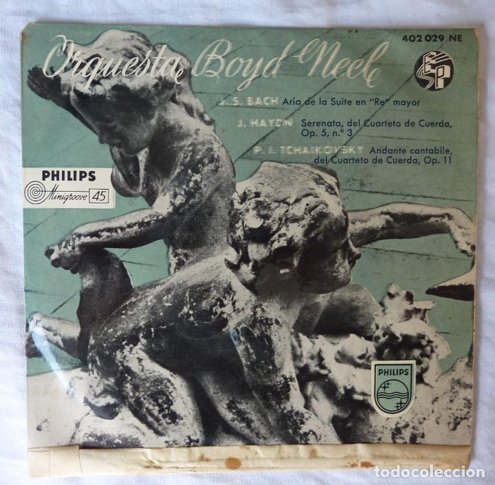 Discos de vinilo: ORQUESTA BOYD NEEL // BACH / HAYDN // EP - Foto 1