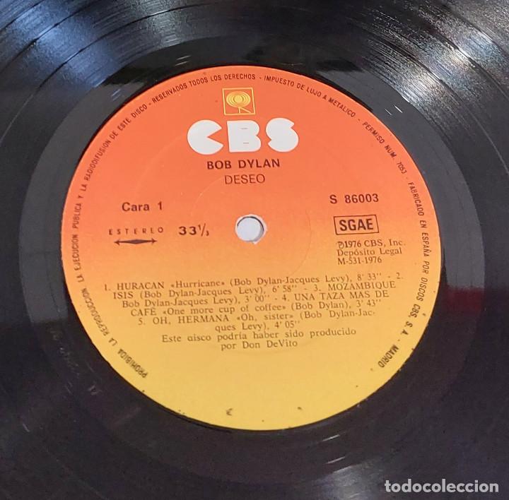 Discos de vinilo: bob dylan - desire - Foto 2