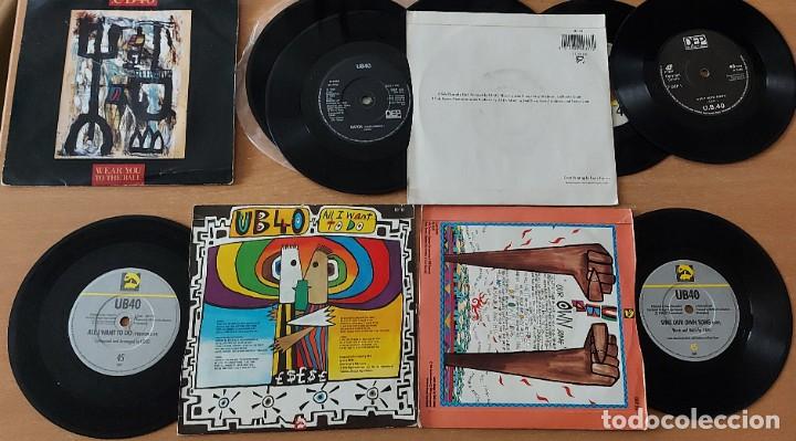 Discos de vinilo: 7 singles UB40 UB 40 - Foto 2