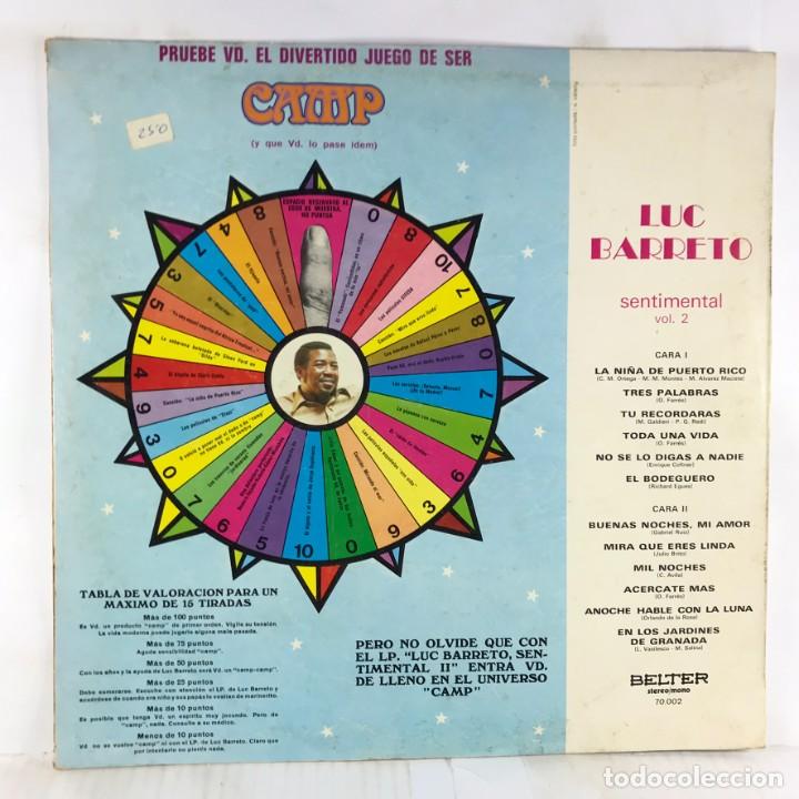Discos de vinilo: Luc Barreto &ndash; Sentimental Vol.2 - Foto 2
