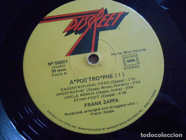 Discos de vinilo: FRANK ZAPPA --APOSTROPHE 1974 - Foto 4