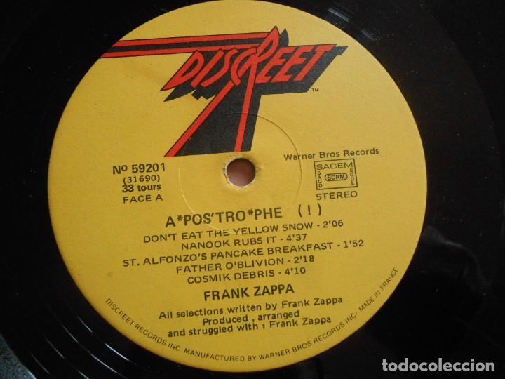 Discos de vinilo: FRANK ZAPPA --APOSTROPHE 1974 - Foto 5