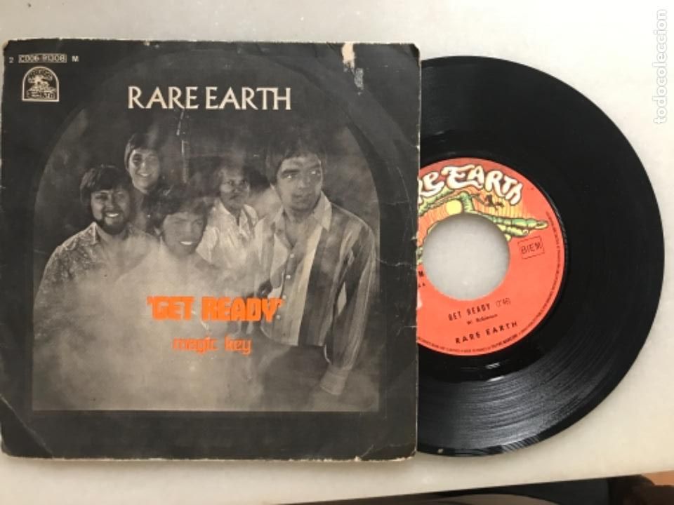 Discos de vinilo: Single Rare Earth. Get Ready. Edici&oacute;n francesa - Foto 1