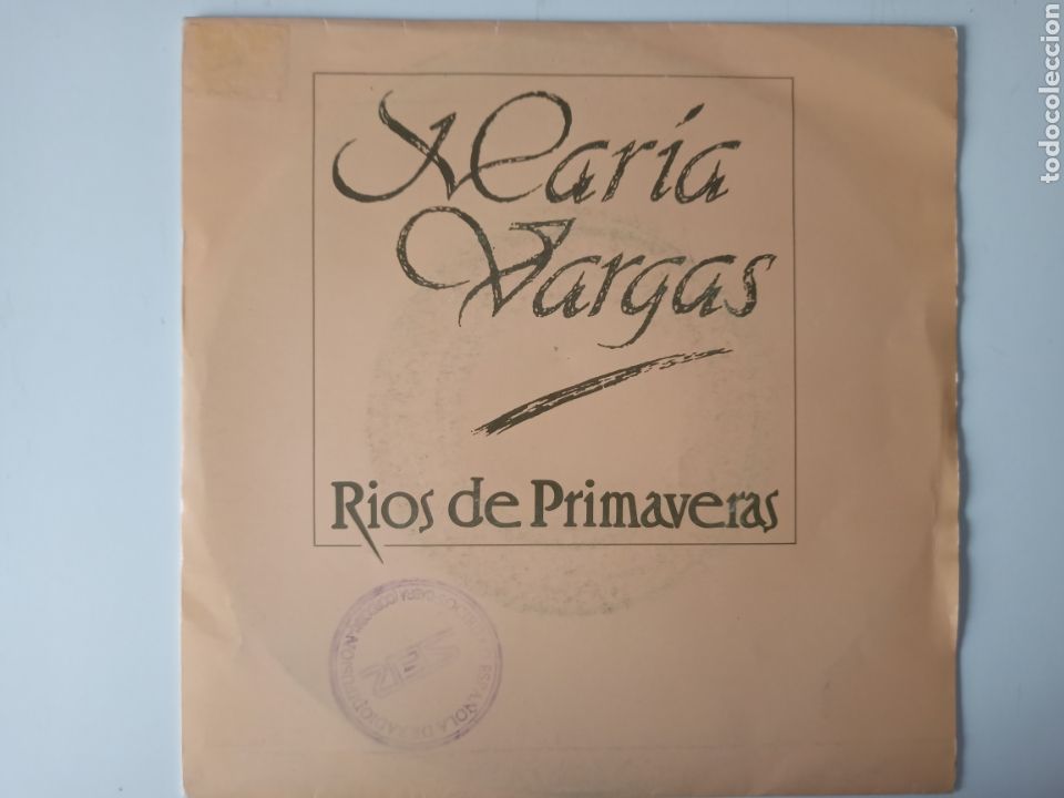 Discos de vinilo: Mar&iacute;a Vargas - R&iacute;os de primavera - Foto 1