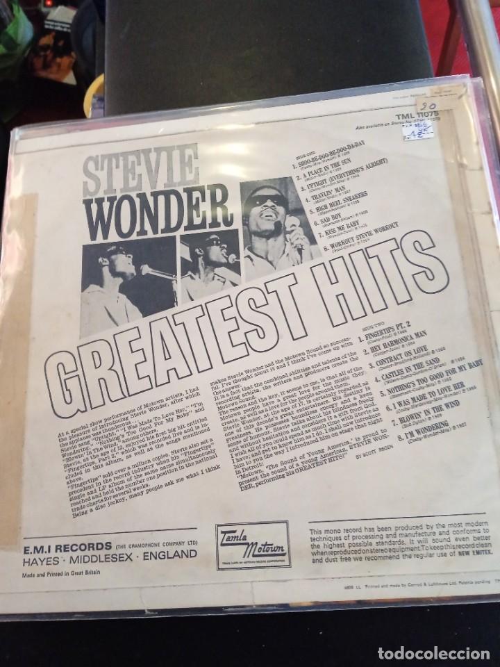 Discos de vinilo: STEVIE WONDER- GREATEST HITS. LP - Foto 2
