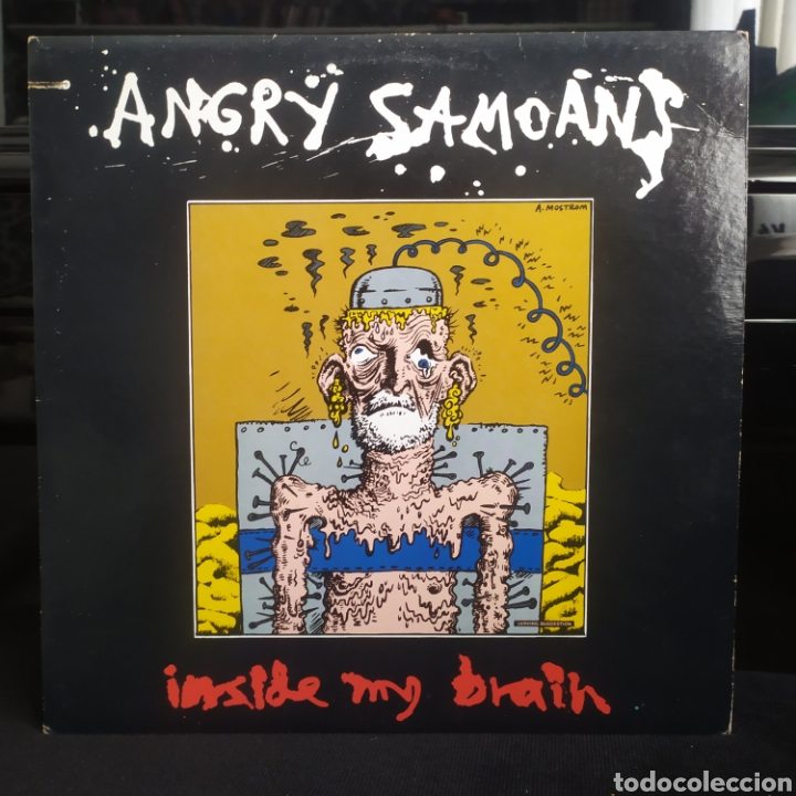 Discos de vinilo: Angry Samoans - Inside My Brain US 1987 - Foto 1