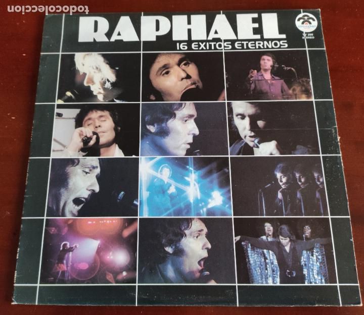 Discos de vinilo: RAPHAEL - 16 EXITOS ETERNOS - LP - 1982 - VENEZUELA - Foto 1