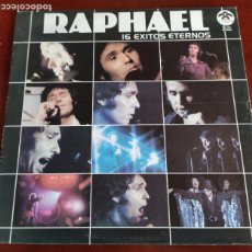 Discos de vinilo: RAPHAEL - 16 EXITOS ETERNOS - LP - 1982 - VENEZUELA. Lote 336881178