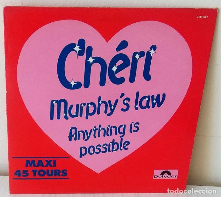 Discos de vinilo: CHERI - MURPHY&acute;S LAW MAXI POLYDOR EDIC. FRANCESA - 1982 - Foto 1