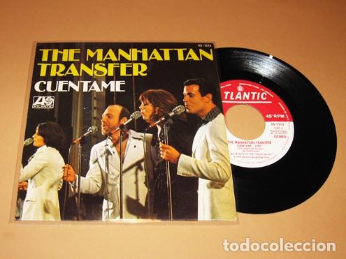 Discos de vinilo: THE MANHATTAN TRANSFER - CUENTAME - SINGLE - 1977 - Foto 1