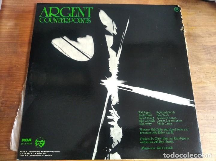 Discos de vinilo: ARGENT - Counterpoints *** LP ESPA&Ntilde;OL 1976 HARD PROG ROCK - Foto 2