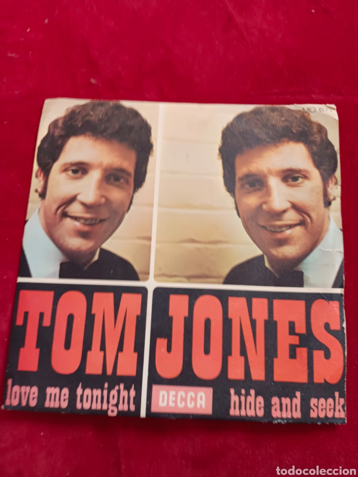 Discos de vinilo: Vinilo single - Tom Jones - Love me tonight - Foto 1