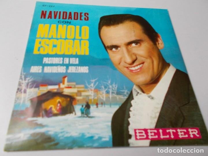 Discos de vinilo: MANOLO ESCOBAR Navidades con - Foto 1