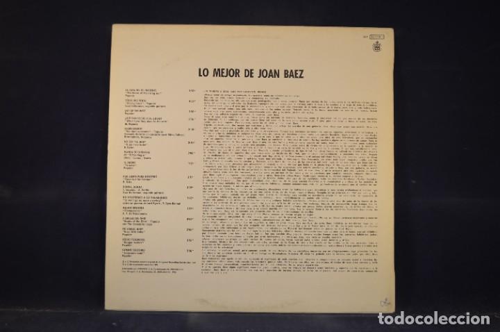 Discos de vinilo: JOAN BAEZ - LO MEJOR DE JOAN BAEZ - LP - Foto 2