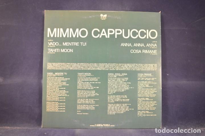Discos de vinilo: MIMMO CAPPUCCIO - VADO... MENTRE TU! - MAXI SINGLE - Foto 2