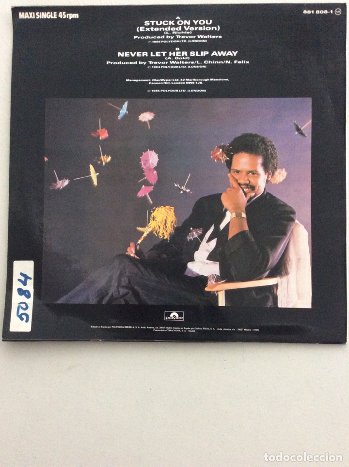 Discos de vinilo: Trevor Walters. Stuck on you. - Foto 2