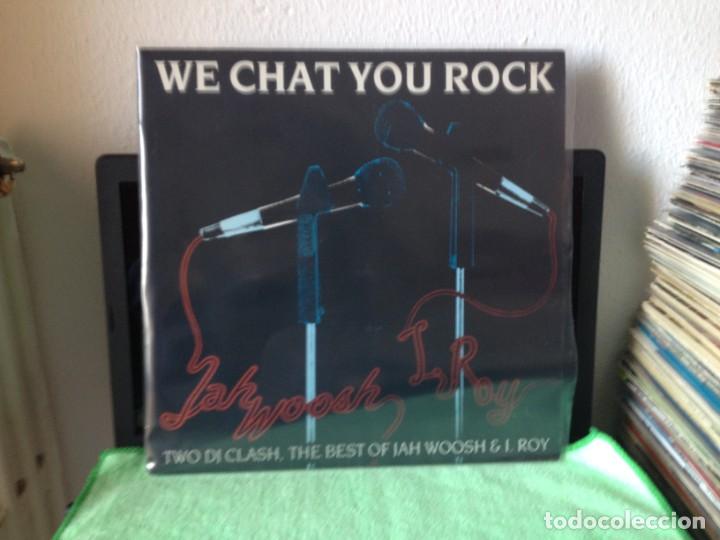 Dischi in vinile: Jah Woosh & I. Roy* &lrm;&ndash; We Chat You Rock (DJ Clash) () LP 1991 UK. NM/NM