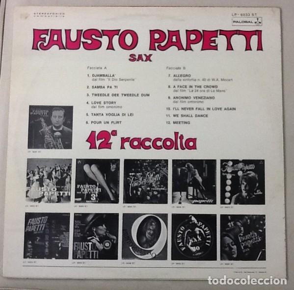 Discos de vinilo: Fausto Papetti &lrm;&ndash; 12a Raccolta - Foto 2