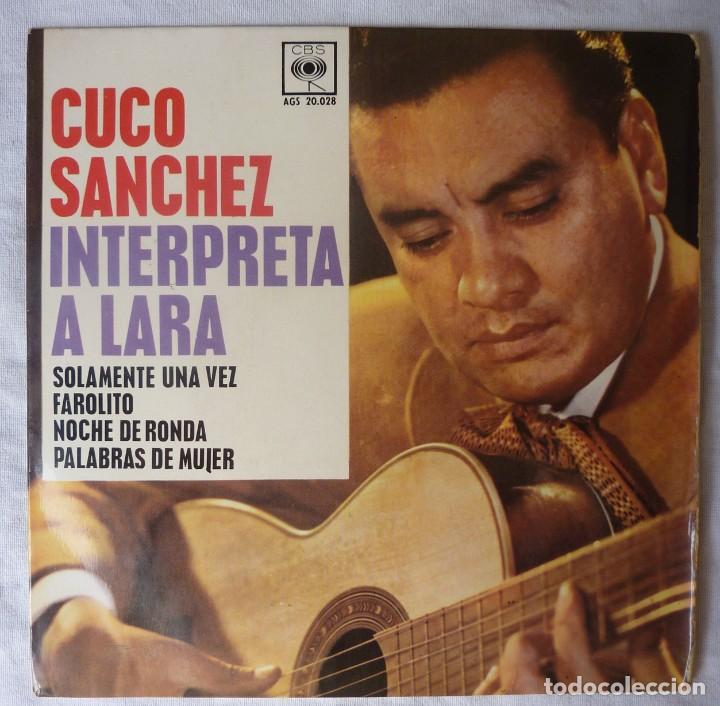Discos de vinilo: CUCO SANCHEZ // CUCO SANCHEZ INTERPRETA A LARA+3 // 1962 //EP - Foto 1