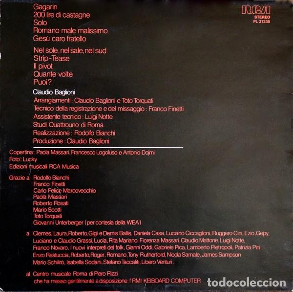 Discos de vinilo: Claudio Baglioni &lrm;&ndash; Solo - Foto 2