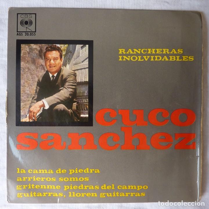 Discos de vinilo: CUCO SANCHEZ // RANCHERAS INOLVIDABLES+3 // 1963 //EP - Foto 1