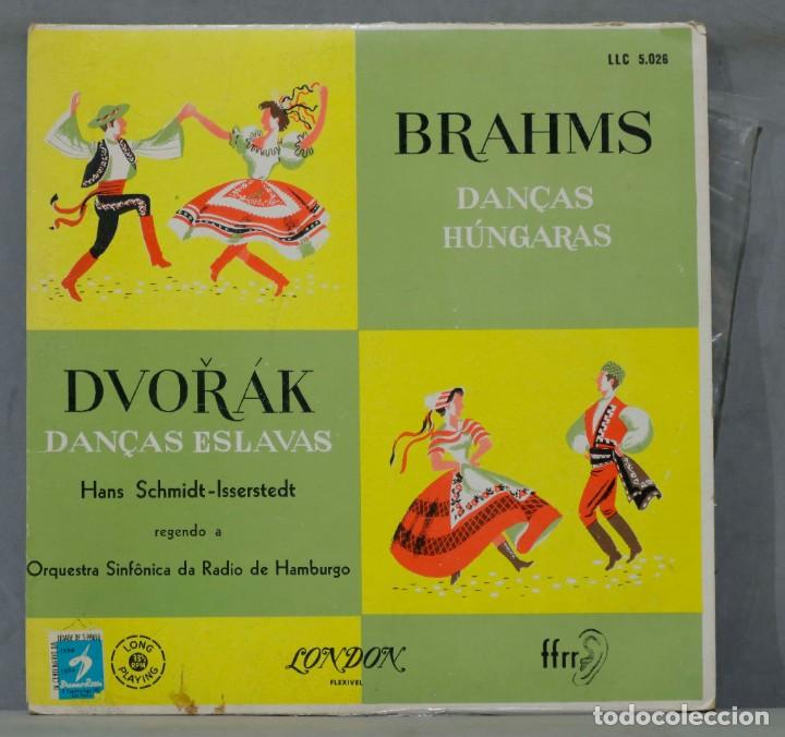 Discos de vinilo: LP. BRAHMS. DVORAK. DAN&Ccedil;AS HUNGARAS. ESLAVAS - Foto 1