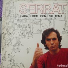 Discos de vinilo: LP SERRAT . CADA LOCO CON SU TEMA . AÑO 1983