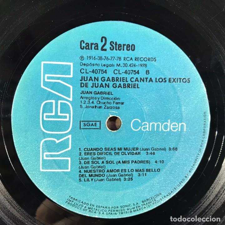 Discos de vinilo: Juan Gabriel &ndash; Canta Sus &Eacute;xitos - Vinyl, LP, Compilation - Foto 8