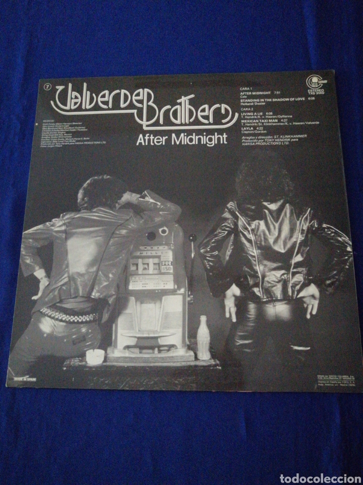 Discos de vinilo: VALVERDE BROTHERS - AFTER MIDNIGHT - Foto 2