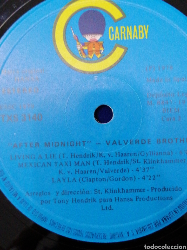 Discos de vinilo: VALVERDE BROTHERS - AFTER MIDNIGHT - Foto 8