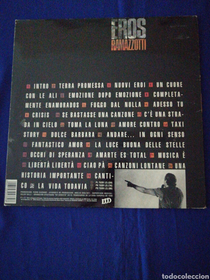 Discos de vinilo: EROS IN CONCERT (DOBLE DISCO) - Foto 2
