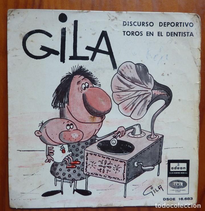 Discos de vinilo: GILA / DISCURSO DEPORTIVO / 1966 / SINGLE - Foto 1