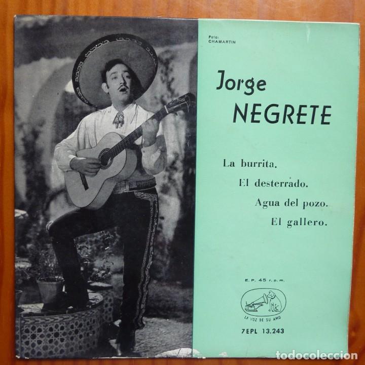 Discos de vinilo: JORGE NEGRETE / LA BURRITA+3 / 1959 / EP - Foto 1