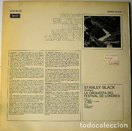 Discos de vinilo: STANLEY BLACK - SUITE DEL GRAN CA&Ntilde;&Oacute;N - Foto 2