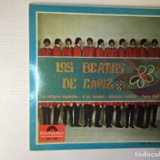 Discos de vinilo: LOS BEATLES DE CADIZ - LOS ANTIGUOS BIGOTUDOS /A MI SOLEDAD / ADELANTE CORDOBES /PUERTO REAL. Lote 337168643