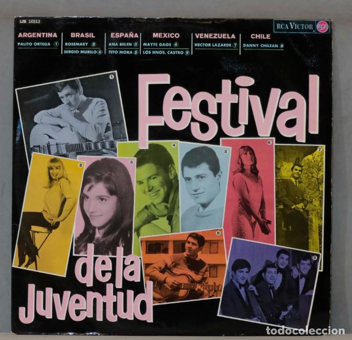 Discos de vinilo: LP. FESTIVAL DE LA JUVENTUD - Foto 1