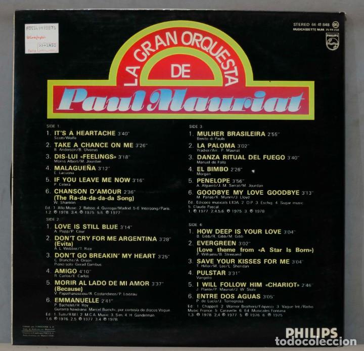 Discos de vinilo: LP. LA GRAN ORQUESTA DE PAUL MAURIAT - Foto 2