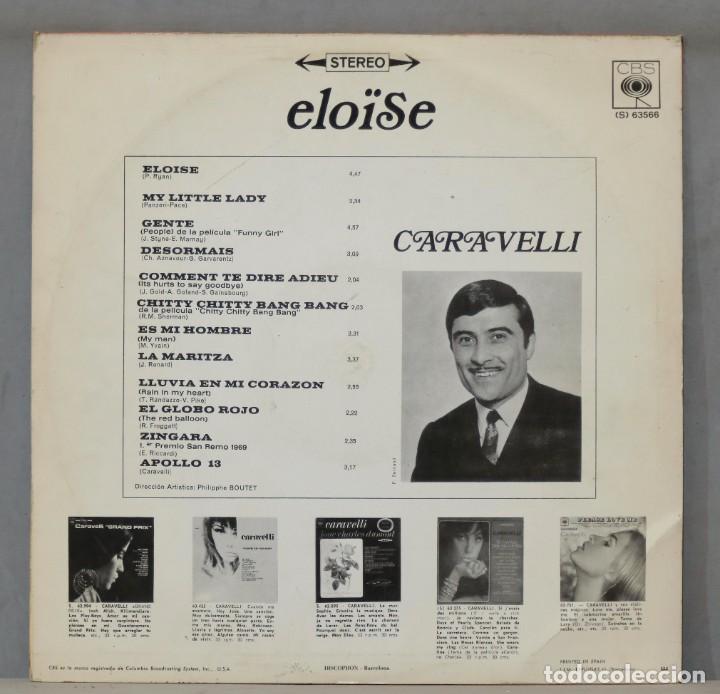Discos de vinilo: LP. Caravelli. Elo&iuml;se - Foto 2