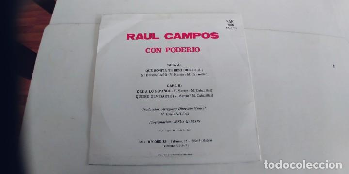 Discos de vinilo: RAUL CAMPOS-EP CON PODERIO - Foto 2