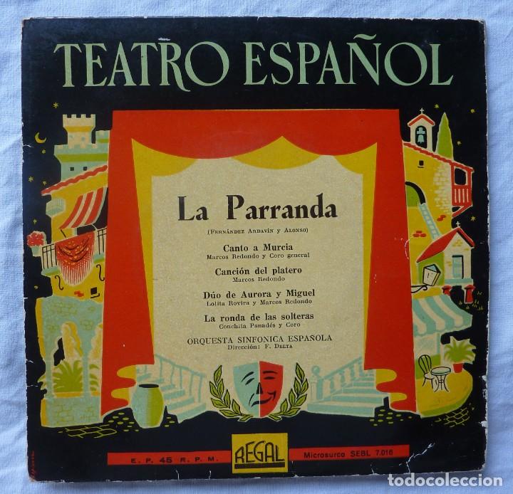 Discos de vinilo: ORQUESTA SINFONICA ESPA&Ntilde;OLA // LA PARRANDA+3 // EP - Foto 1